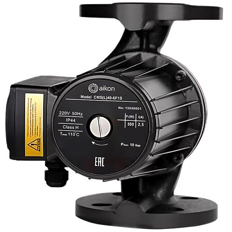 Насос циркуляционный PN 10,L 360 1300Вт 3х380В с мокрым ротором AIKON CMS(L)80-12F3M 3х-скоростной фланцевый 110гр.-1