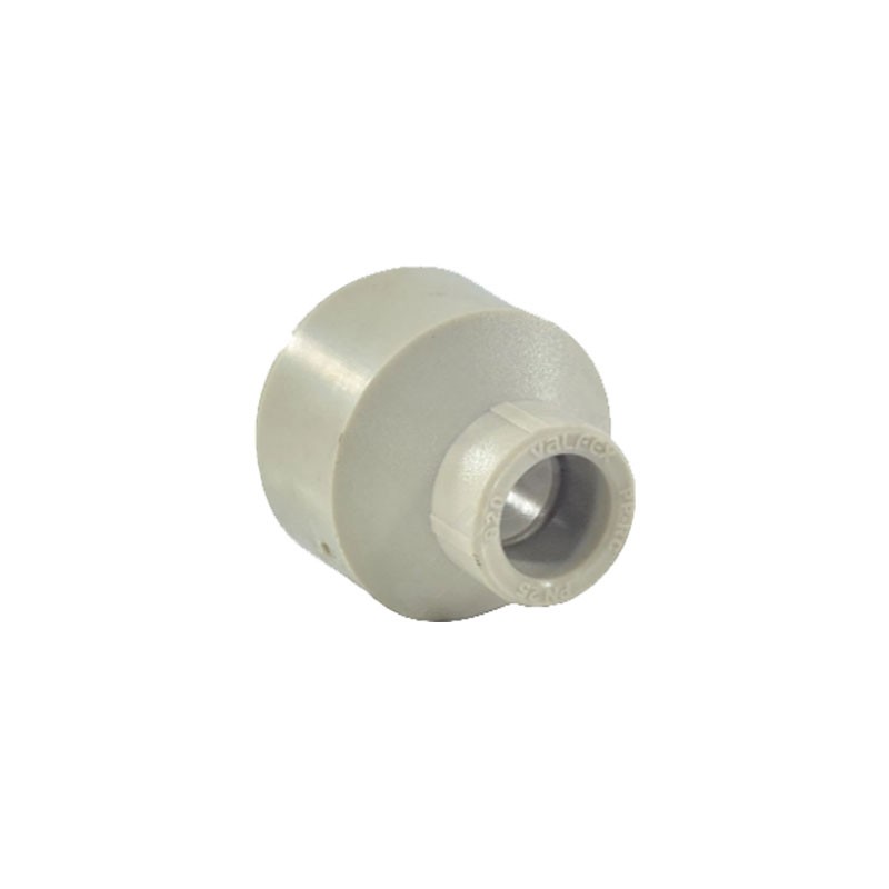 Муфта полипропиленовая переходная (внутр.-наружн.) VALFEX 50/40 PN 25 серая-1