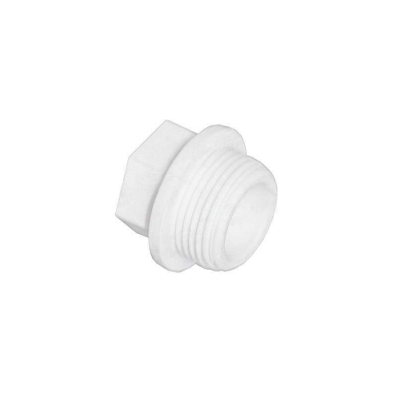 Заглушка резьбовая ПП  3/4'' PN 25 белая VALFEX Pro-1