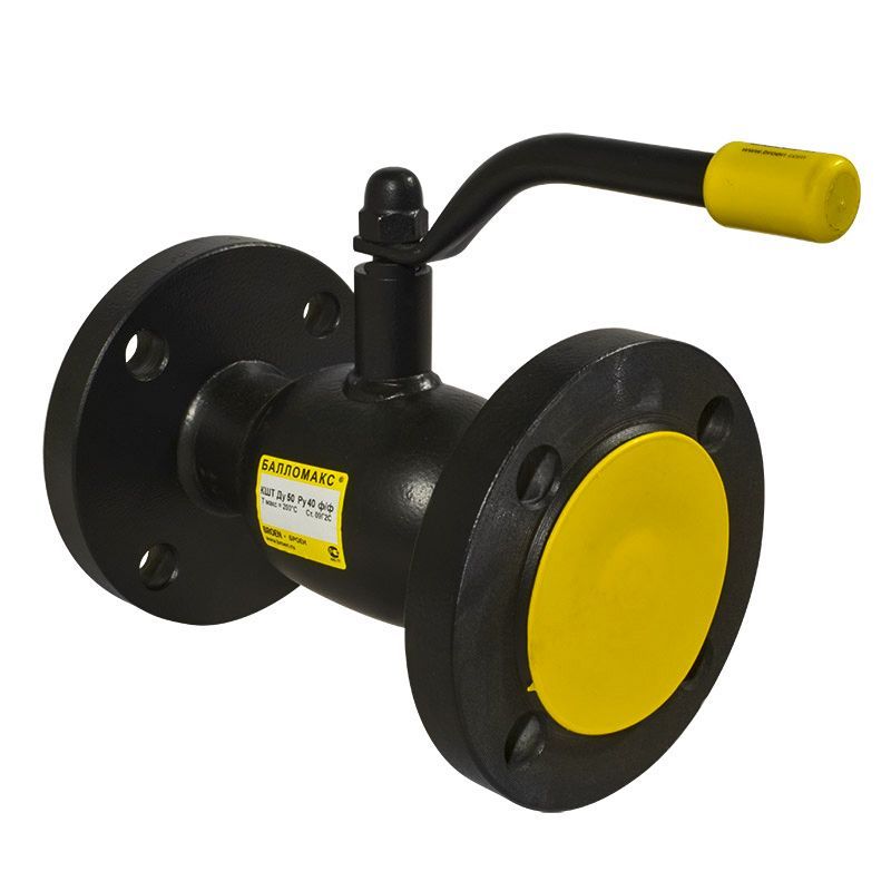 Кран стальной шаровой цельносварной Broen Ballomax, DN 80 PN 25, 280мм, стандартнопроходной, фланцевый с ручкой-1