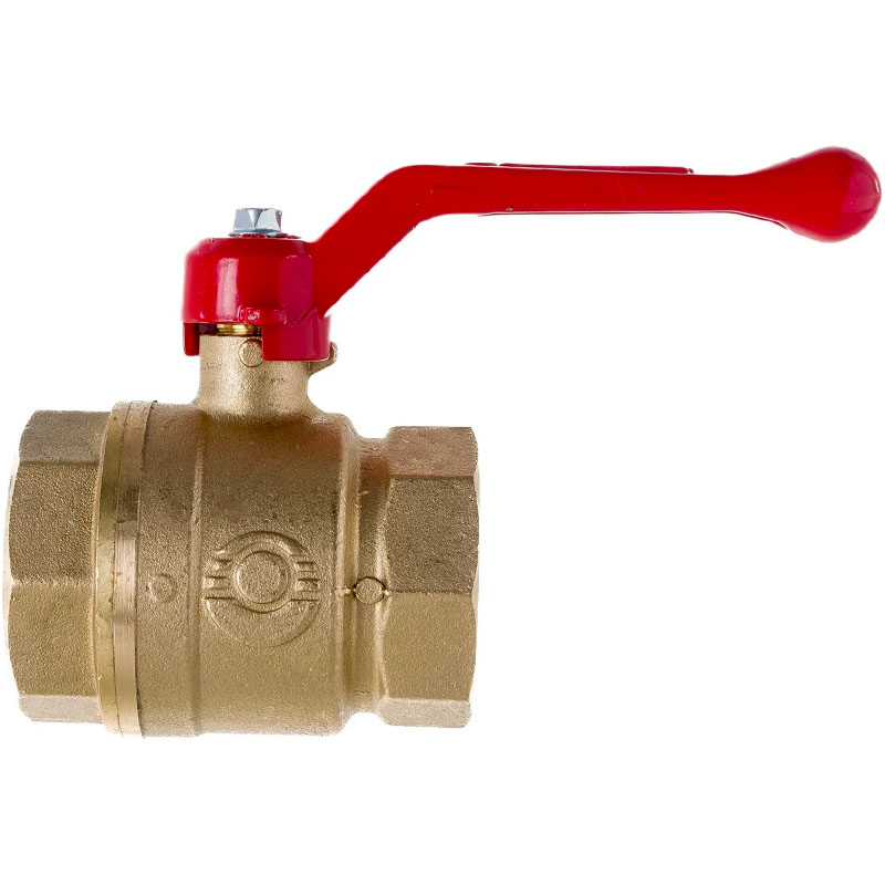 Кран латунный шаровой 11Б27фт1М DN 50 PN 25 рычаг муфта-муфта Valfex.214 DeltaPro-2
