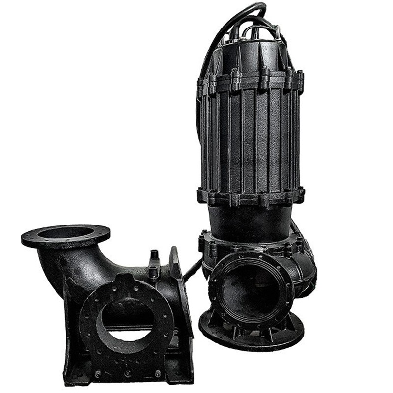 Насос погружной канализационный  CNP 80WQ48-38-11AC(I) 11кВт 3х380В чугунный без автоматической трубной муфты DN80 кабель 9м 40гр.-2