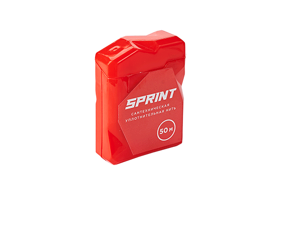 Уплотнительная нить Sprint 50м бокс+50м катушка блистер купить в Челябинске | "Проконсим"