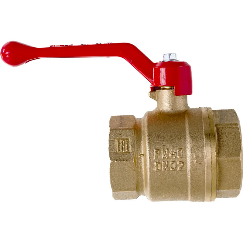 Кран латунный шаровой 11Б27фт1М DN 50 PN 25 рычаг муфта-муфта Valfex.214 DeltaPro-1