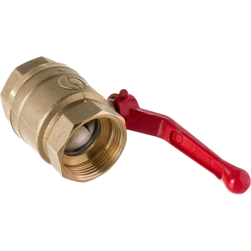 Кран латунный шаровой 11Б27фт1М DN 50 PN 25 рычаг муфта-муфта Valfex.214 DeltaPro-4
