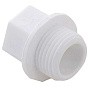 Заглушка резьбовая ПП  3/4'' PN 25 с наружной резьбой белая VALFEX  купить в Челябинске | "Проконсим"