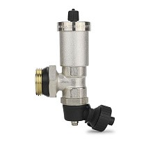  Конечные элементы для коллектора DN 25 PN 10 с автоматическими воздухоотводчиками и дренажными кранами Varmega (930422005) со склада Проконсим в Челябинске