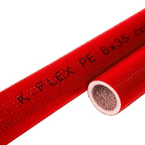 Трубка теплоизоляционная K-FLEX COMPACT RED, DN 18 толщина 13мм от -40 до +95°C длина 2м купить в Челябинске | "Проконсим"