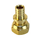 Муфта латунная для PEX труб 16-1/2'' PN 16 S-2,2мм переходная  с накидной гайкой Valfex VF.422.AF купить в Челябинске | "Проконсим"