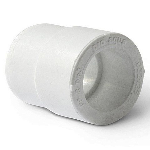 Муфта переходная ПП 25-20 PN 25 штуцер-муфта белая Pro Aqua PA12512P купить в Челябинске | "Проконсим"