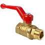 Краны латунные шаровые 11Б27фт1М DN 15-50 PN 25-40 рычаг муфта-штуцер Valfex.215.LR1 купить в Челябинске | "Проконсим"