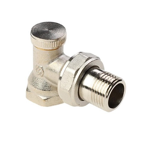 Клапан радиаторный настроечный DN 15 PN 10 угловой, под шестигранник MVI TR.110.04 купить в Челябинске | "Проконсим"