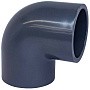Отвод НПВХ 90гр. DN 40 PN 16 напорный клеевой черный Aquaviva ELW04090 купить в Челябинске | "Проконсим"