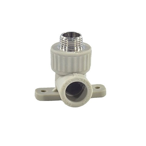 Угольник для смесителя НР VALFEX 20 PN 25 G-1/2'' НР серый купить в Челябинске | "Проконсим"