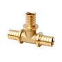 Тройник латунный для PEX-PEX труб 25-25-25 PN 16  под надвижную гильзу  MVI SF.440.06 купить в Челябинске | "Проконсим"