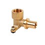 Угольник латунный для PEX труб 20-1/2'' под надвижную гильзу с внутренней резьбой MVI SF.433.0504 купить в Челябинске | "Проконсим"