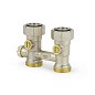 Узелы нижнего подключения VARMEGA VM138 DN20 прямой однотрубный 3/4''x3/4'' евроконус, с байпасом муфта-штуцер купить в Челябинске | "Проконсим"