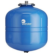 Гидроаккумуляторы для водоснабжения DN 20-25 PN 10 вертикальные голубые WESTER купить в Челябинске | "Проконсим"