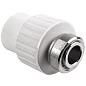 Муфта комбинированная ПП 32-1'' PN 25 с накидной гайкой белая РТП 14619 купить в Челябинске | "Проконсим"