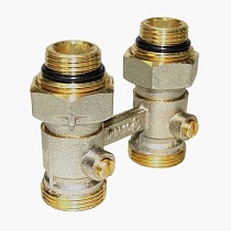 Узелы нижнего подключения Vekotrim DN 15 PN 10 прямой для двухтрубной системы радиаторов купить в Челябинске | "Проконсим"