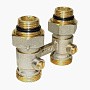 Узелы нижнего подключения Vekotrim DN 15 PN 10 прямой для двухтрубной системы радиаторов купить в Челябинске | "Проконсим"