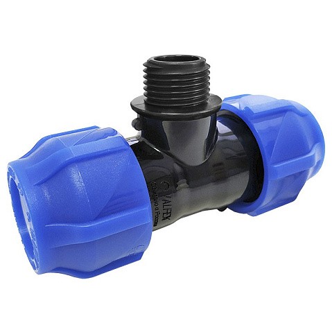 Тройник компрессионный переходной Valfex DN-50 PN-16 G-1 1/2'' НР купить в Челябинске | "Проконсим"