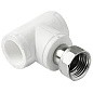 Тройник комбинированный ПП 25-3/4'' PN 25 с накидной гайкой белый Pro Aqua PA29114 купить в Челябинске | "Проконсим"