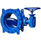 Затвор дисковый поворотный DN 700 PN 10(16) фланцевый 2-эксцентриситетами диском из чугуна редуктор СибЗТА купить в Челябинске | "Проконсим"