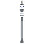 Сифон гофрированный Unicorn D240, 40х50 гибкий отвод, 1 1/2'' х40 чашка из нержавеющей стали, 1500мм купить в Челябинске | "Проконсим"