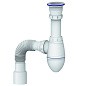Сифон для умывальника Unicorn А220Р, 40х50 гибкий отвод, 1 1/2'' х40 пластиковая чаша купить в Челябинске | "Проконсим"