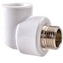 Угольник ПП 20-1/2'' PN 25 белый РВК купить в Челябинске | "Проконсим"