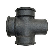  Крестовина ЧК (чугунная канализация) прямая 90гр. Дн 100-100-100 тип  (261300412) со склада Проконсим в Челябинске