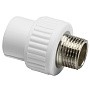 Муфта комбинированная ПП 32-1'' PN 25 с наружной резьбой белая VALFEX  купить в Челябинске | "Проконсим"