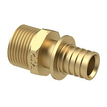 Муфты латунные для PEX труб DN 16-40 PN 16 под надвижную гильзу с наружной резьбой РосТурПласт купить в Челябинске | "Проконсим"