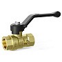 Кран латунный шаровой DN 15 PN 16 под манометр G1/2''хG1/2'' муфта-муфта рычаг LD Pride 44.341.15 купить в Челябинске | "Проконсим"