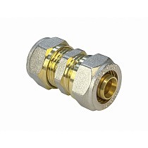 Муфты латунные для PEX труб DN 20-32 PN 10 переходные обжимные никелированные Valfex VF.303.N купить в Челябинске | "Проконсим"