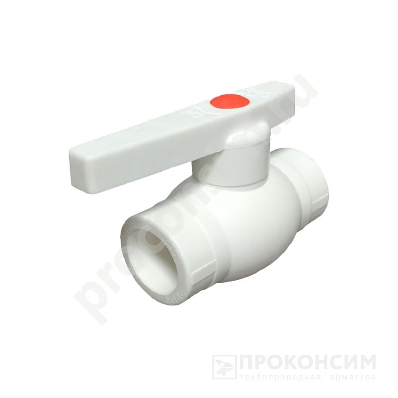 Цена по запросу.  Товар больше не поставляется. Кран шаровой ПП 32 PN 25 стандартнопроходной стальной шар белый VALFEX OPTIMA  (251511044) со склада Проконсим в Челябинске