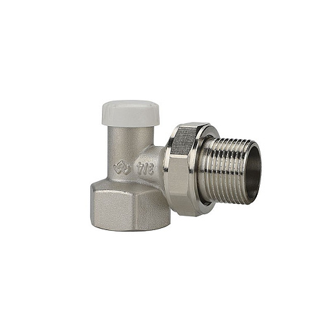 Клапан радиаторный VARMEGA VM10203 DN20 PN10 угловой настроечный G-3/4'' муфта-штуцер купить в Челябинске | "Проконсим"