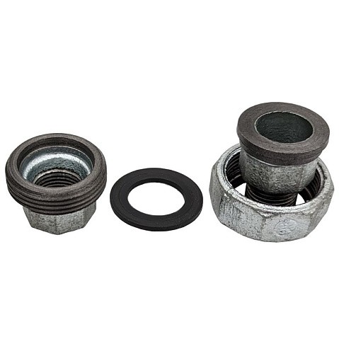 Американка чугунная оцинкованная DN40 PN16 м-шт с прокладкой Fittex Plus купить в Челябинске | "Проконсим"