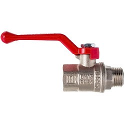  Латунный шаровой кран Ду32 Ру40 Valfex VF.215.NR1.114.DP 11Б27фт1М ВР-НР, проход , рычаг. (111201036) со склада Проконсим в Челябинске