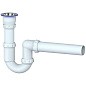 Сифон для умывальника Unicorn Y210, 40х40 прямой отвод, 1 1/2'' х40 чаша из нержавеющей стали купить в Челябинске | "Проконсим"