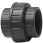 Муфта разборная НПВХ DN 32-1" PN 16 клеевая с внутренней резьбой черная Aquaviva BOG32100 купить в Челябинске | "Проконсим"