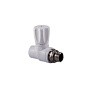 Вентиль для радиатора ПП 20-1/2'' PN 25 прямой с американкой белый РТП 10531 купить в Челябинске | "Проконсим"