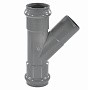 Тройники НПВХ раструбные SDR26 45гр. DN 110-160 PN 10 Хемкор купить в Челябинске | "Проконсим"