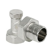 Клапан для радиаторов VALFEX VF.019.N, PN-10, угловой, настроечный купить в Челябинске | "Проконсим"