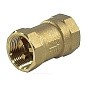 Клапан латунный обратный пружинный DN 15 PN 10, муфтовый, пластиковый шток купить в Челябинске | "Проконсим"