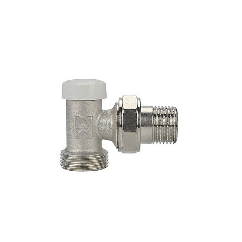 Клапан радиаторный VARMEGA VM10202 DN15x20 PN10 угловой настроечный с еврокомусом G-1/2х3/4'' штуцер купить в Челябинске | "Проконсим"