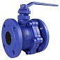 Кран шаровой полнопроходной DN 80 PN 16 чугунный фланцевый 180мм уплотнение PTFE с рукояткой РИДАН 082X4807R купить в Челябинске | "Проконсим"