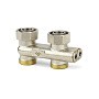 Узелы нижнего подключения VARMEGA VM139 DN20 прямой двухтрубный 3/4''x3/4'' евроконус, перекрёстный муфта-штуцер купить в Челябинске | "Проконсим"