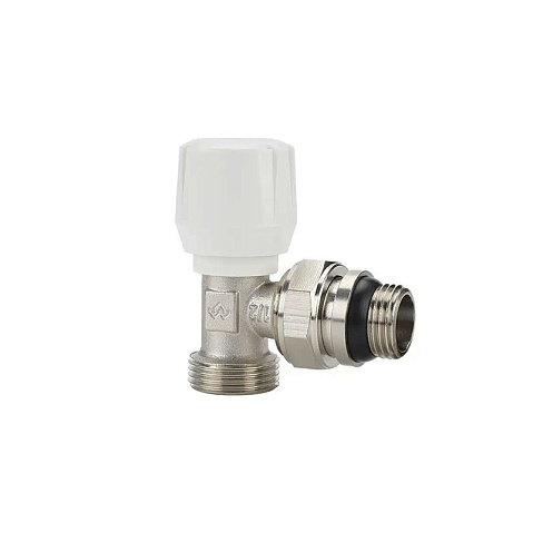 Клапан радиаторный VARMEGA VM10012 DN15x20 PN10 угловой евроконус G-1/2''х3/4'' с уплотнением штуцер купить в Челябинске | "Проконсим"